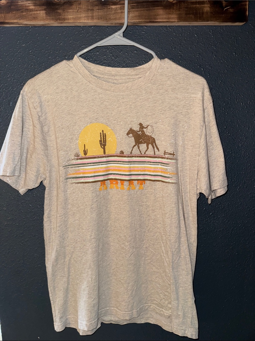 Ariat Tan Southwest Graphic Short Sleeve Tee